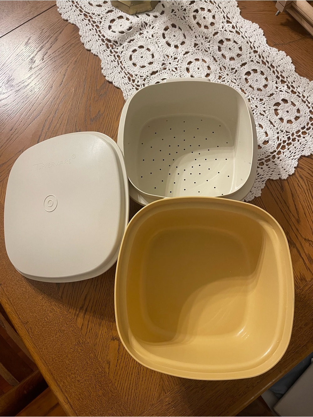 1970’s Harvest Gold Tupperware
